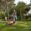 Schwarz & Decker Elektro-Rasenmäher mit Schnitthöhenverstellung, höhenverstellbarer Griff mit Kla