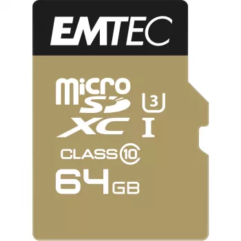 Speicherkarte Emtec 64 GB MicroSDXC Class 10 ECMSDM64GXC10SP