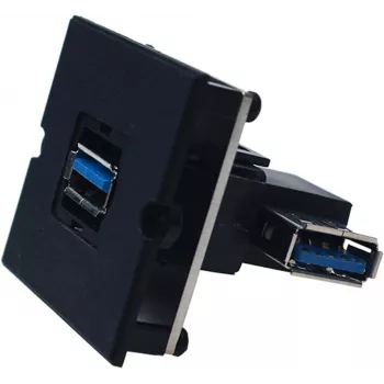 Bachmann 917.122 - USB A - USB 3.2 Gen 1 (3.1 Gen 1) - Schwarz