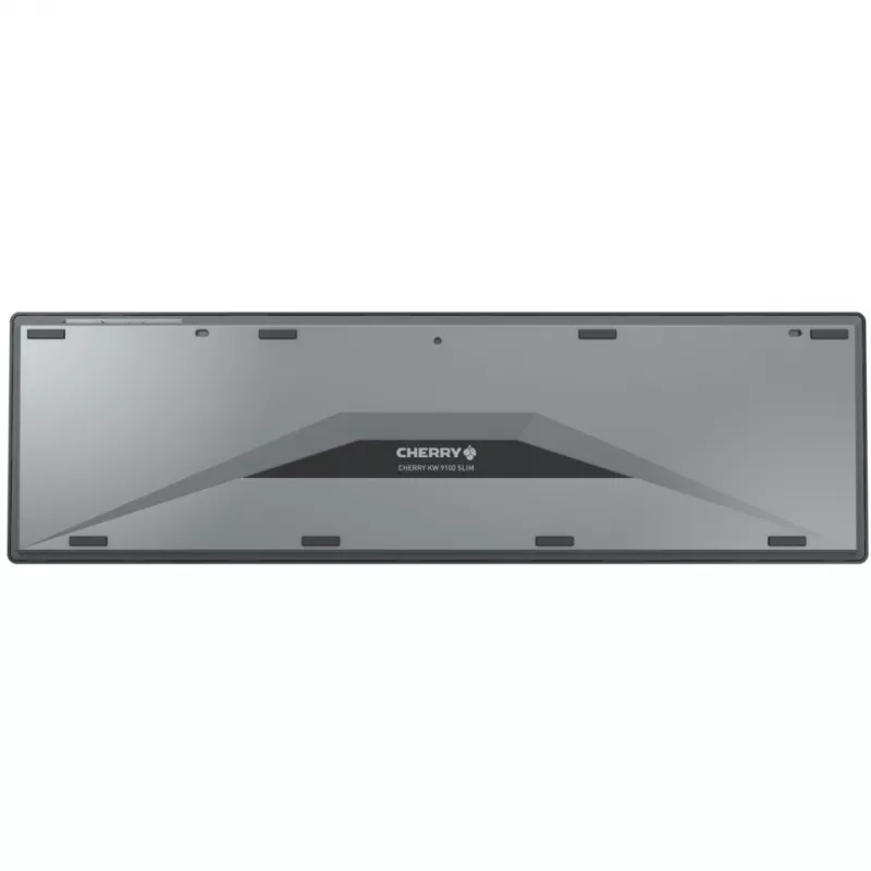 Cherry KW 9100 schlank Portugal Schwarz – kabellose Tastatur, 2,4 GHz & Bluetooth, QWERTY Portugiesisch