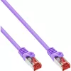 InLine Patchkabel S/FTP PiMF Cat.6 250MHz PVC Kupfer lila 15m