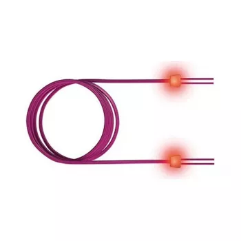 ZVK GmbH EasyLan FO LED Patchkabel Premium, Duplex - Patchkabel - LC Multimode (M) auf LC Multimode (M) - 2 m - Glasfaser - Duplex - 50/125 Mikrometer - OM4 - heather violett, R