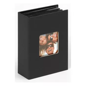 Fotoalbum Walther Minimax slip-in Fun Schwarz 100 Blätter 10 x 15