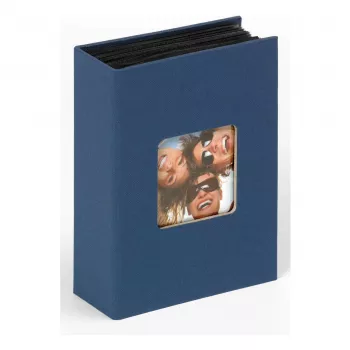 Fotoalbum Walther Minimax Einsteckalbum Fun Blau 100 Blatt 10 x 15