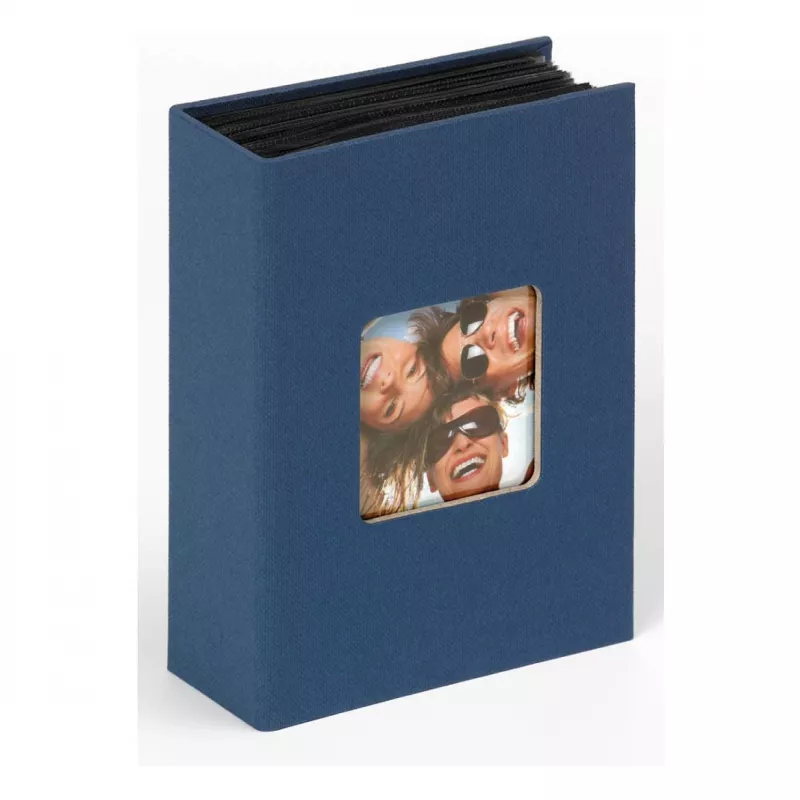 Fotoalbum Walther Minimax Einsteckalbum Fun Blau 100 Blatt 10 x 15