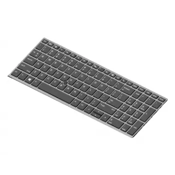 HP - Ersatz-Notebook-Tastatur - hintergrundbeleuchtet - Deutsch - für EliteBook 755 G5 (L14366-041)
