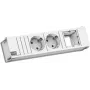 Steckdosenleiste Bachmann CONI 2xCEE7/3 912.701 — Tisch-Steckdosenleiste mit 2 CEE7/3-Steckdosen