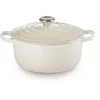 Le Creuset Signature Roaster rund 22 cm Meringue creme (21177227164430)