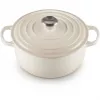 Le Creuset Signature Roaster rund 22 cm Meringue creme (21177227164430)