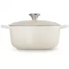Le Creuset Signature Roaster rund 22 cm Meringue creme (21177227164430)