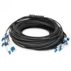 Digitus Vorkonfektioniertes Glasfaser-Universal-Breakout-Kabel Singlemode OS2 12 Fasern LC/UPC - LC/UPC 150m