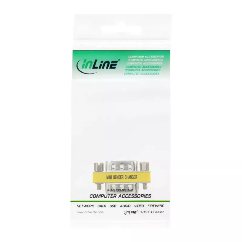 InLine Adapter DB15 HD VGA S-VGA Stecker Stecker