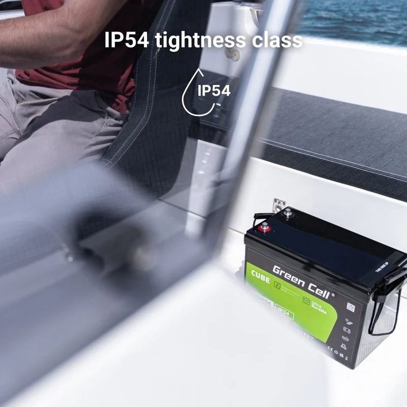 USV-Batterie Grün Cell LFPGC12V12AH LiFePO4 12,8V 12Ah (153,6Wh) Schwarz