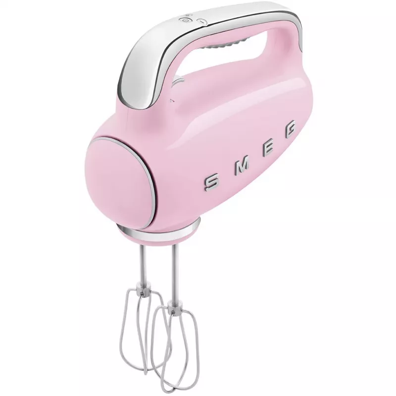 Smeg HMF01PKEU Handmixer im 50er-Jahre-Retro-Design Rosa
