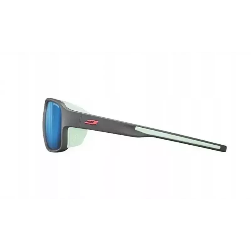 Sportsonnenbrille Julbo Monterosa 2 M – photochrome Spectron 3 PC Gläser, Größe M, 54x15 mm, 26 g