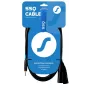 SSQ Kabel Klinke Stereo 3,5 mm auf 2x XLR Male MIXLR3 — 3 m Audiokabel