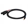 SSQ Kabel Klinke Stereo 3,5 mm auf 2x XLR Male MIXLR3 — 3 m Audiokabel