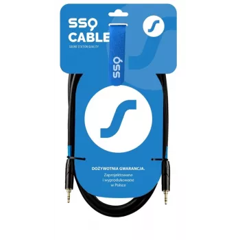 SSQ MIMI2 SS-1425 Kabel Miniklinke Stereo 3,5 mm - Miniklinke Stereo 3,5 mm 2 m Schwarz