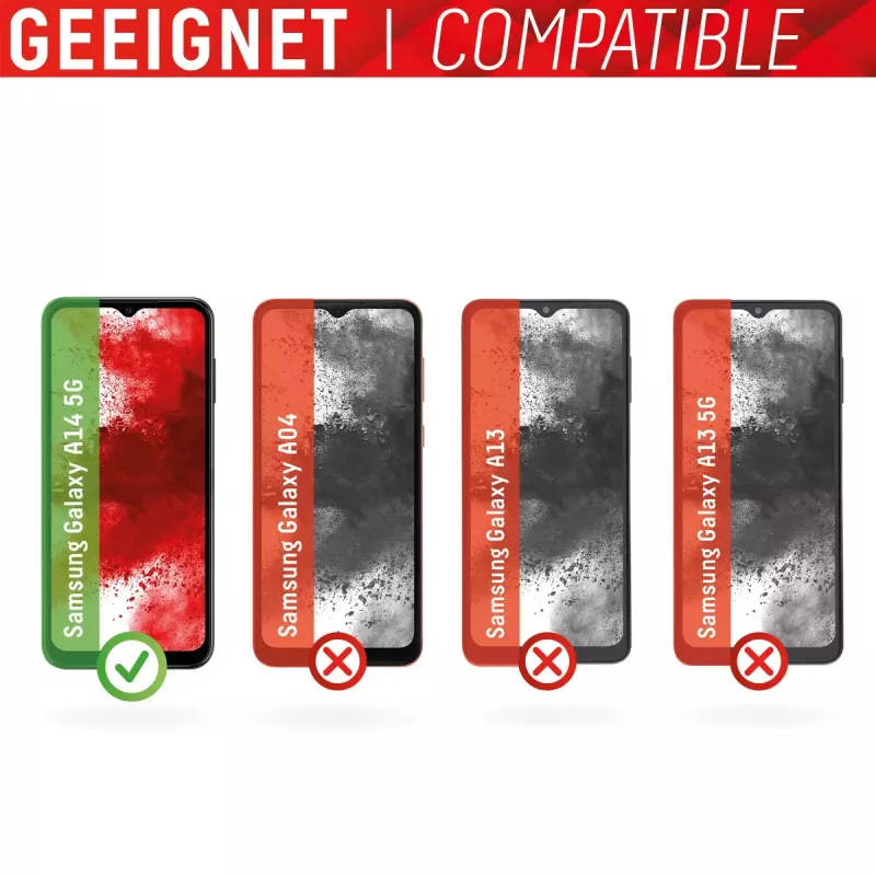 Displex Displayschutzfolie Samsung Galaxy A14 5G kratzfest