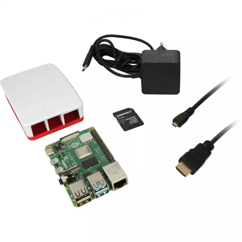 Raspberry Pi 4 4GB Starter-Kit Set3, Mini-PC