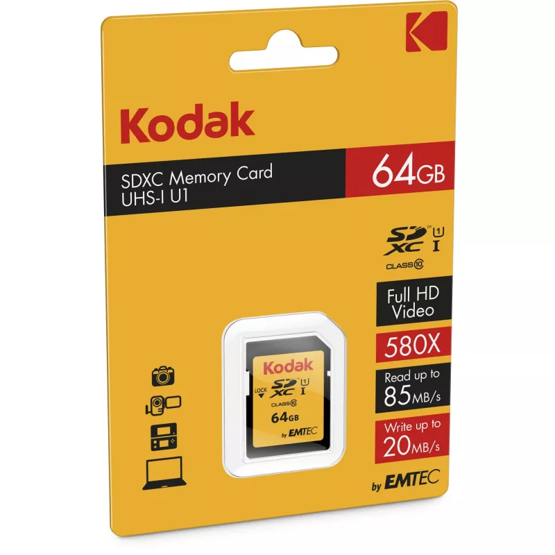 Emtec 64 GB SDXC UHS-I Speicherkarte EKMSD64GXC10K