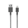 USB-A-auf-Lightning-Kabel Native Union Belt Kabel XL 3 m Schwarz Weiß