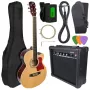 V-TONE EAG SET NT - Set (4/4 elektroakustische Gitarre, natur + Verstärker)