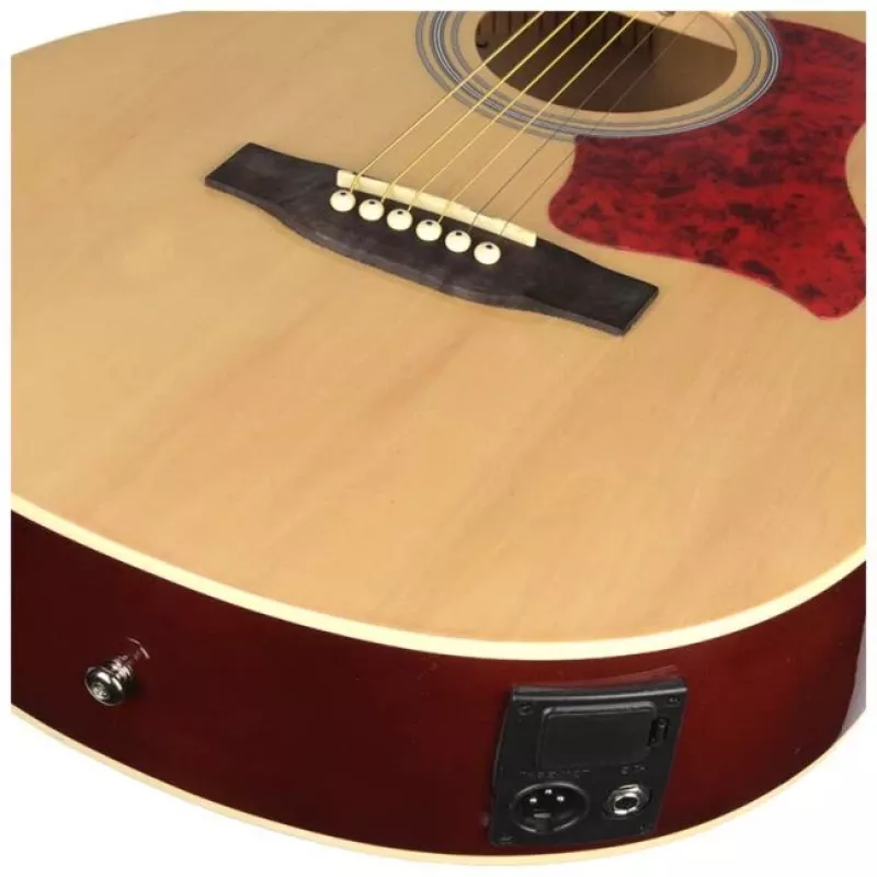 V-TONE EAG SET NT - Set (4/4 elektroakustische Gitarre, natur + Verstärker)