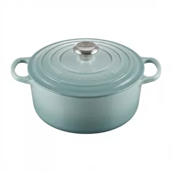 Le Creuset Signature Bräter rund 24 cm Meersalz