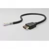 Goobay HDMI 2.0 90°-Winkelkabel mit Ethernet 4K 60Hz 5 m Schwarz