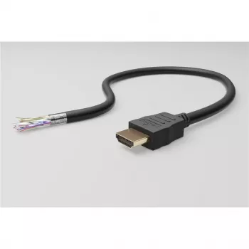 Goobay HDMI 2.0 90°-Winkelkabel mit Ethernet 4K 60Hz 5 m Schwarz