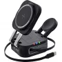 Kabelloses Ladegerät für den Innenbereich InLine 33392T für Kopfhörer, Headsets, Smartphones und Smartwatches – USB-Stromversorgung 9/12 V, Schwarz