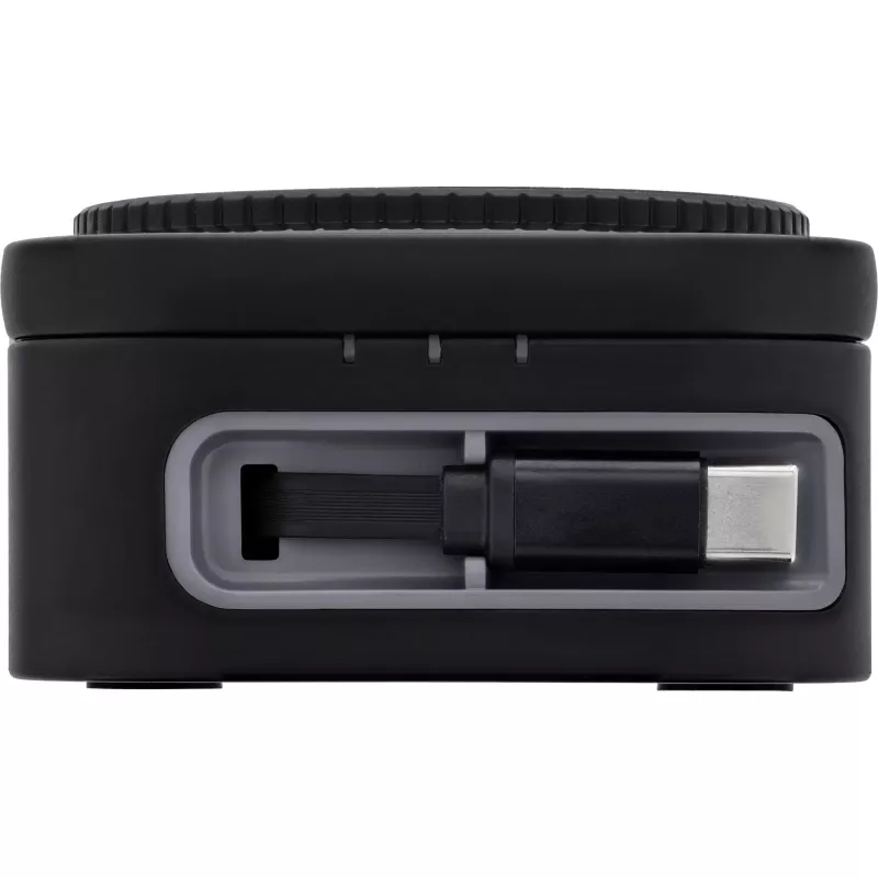 Kabelloses Ladegerät für den Innenbereich InLine 33392T für Kopfhörer, Headsets, Smartphones und Smartwatches – USB-Stromversorgung 9/12 V, Schwarz
