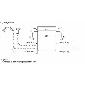Einbau-Geschirrspüler Bosch Serie6 SMD6ECX21E — Bosch Serie6 Einbau-Geschirrspüler, Modell SMD6ECX21E