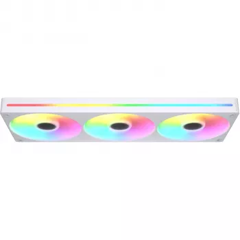 COUGAR Unity360-FB 360mm Single-Frame ARGB PWM Reversed Fan, 120mm x3, 700–1600 RPM, FDB, Weiß