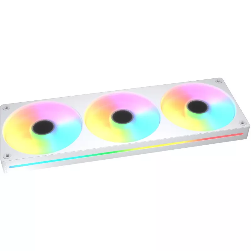COUGAR Unity360-FB 360mm Single-Frame ARGB PWM Reversed Fan, 120mm x3, 700–1600 RPM, FDB, Weiß
