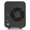 TerraMaster D5 HYBRID Festplatten-Array Desktop Schwarz 5 Laufwerke HDD SSD
