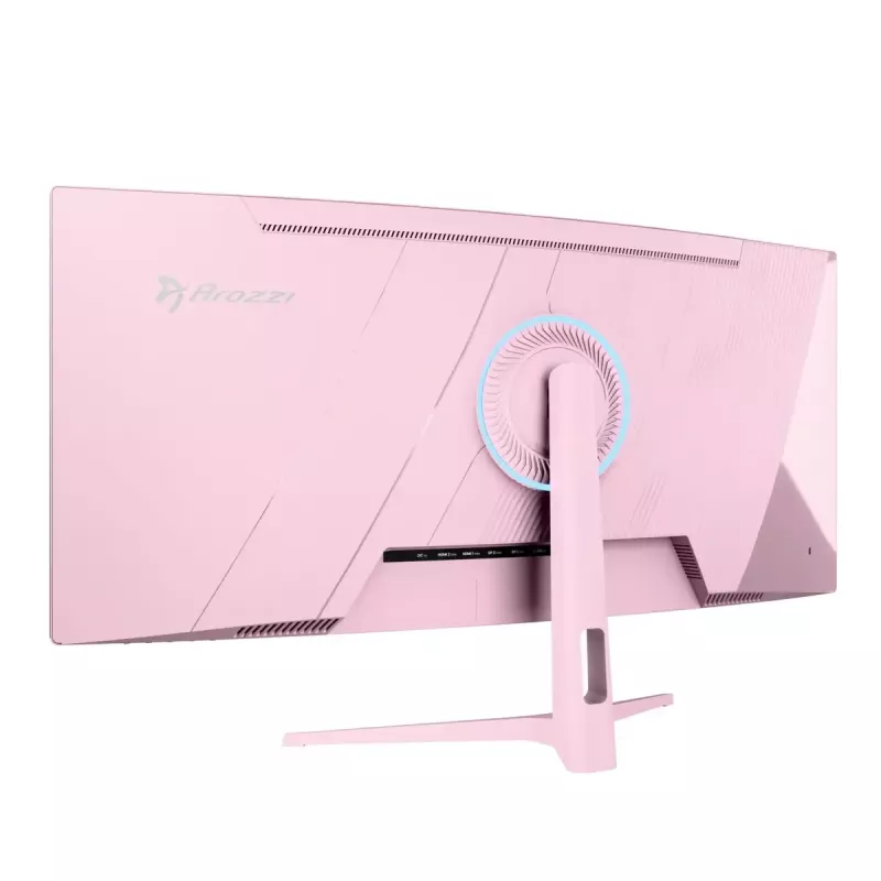 Gebogener Computermonitor Arozzi Nova 34 Zoll (86,4 cm) 3440×1440 21:9 LED 1 ms Pink