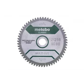 Kreissägeblatt Metabo 628066000 21,6 cm