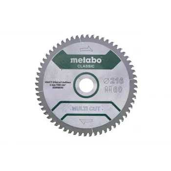 Kreissägeblatt Metabo 628066000 21,6 cm