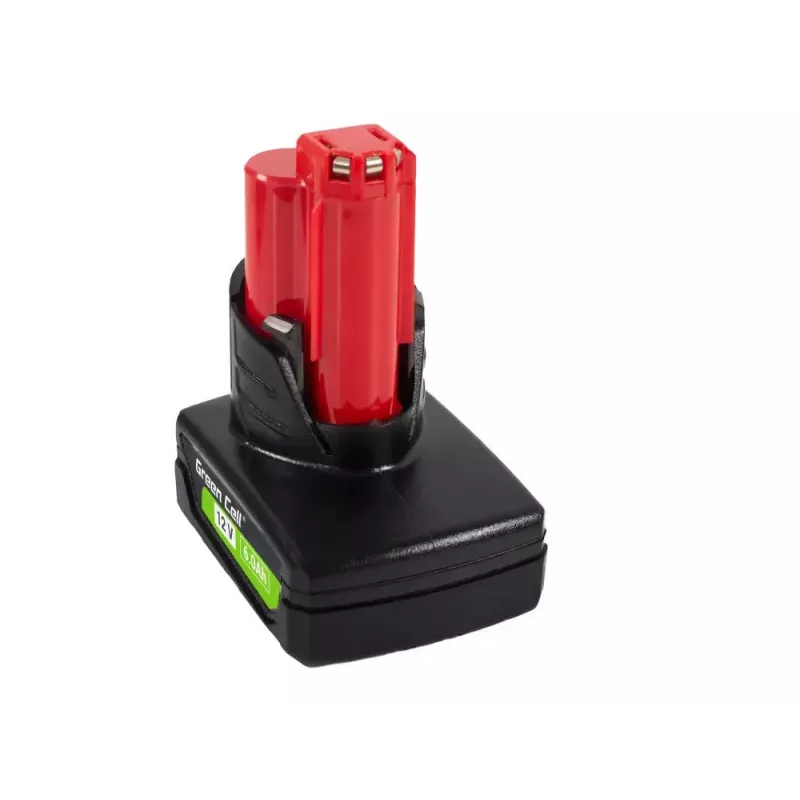 Akku für kabellose Werkzeuge Green Cell PTML12V6 12V Li-Ion 6 Ah, Abmessungen 6,6×9×11,1 cm