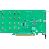 HighPoint Host-Bus-Adapter Rocket 1104 PCI-Ex16v3 – 4x M.2 NVMe – NVMe – PCI-Express