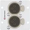 Steckdosenmodul 2 x XLR Kindermann 7444000579