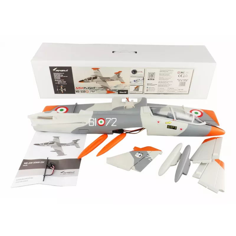 RC Flugzeug Amewi MB-339 Elektromotor Modell, Empfohlenes Alter 14+, Gewicht 0,5 kg