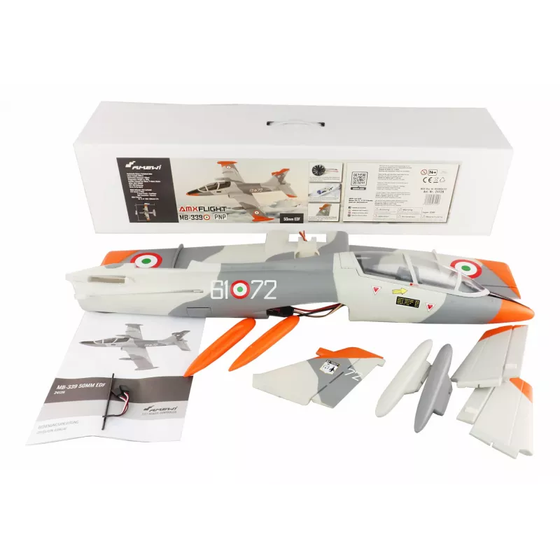 RC Flugzeug Amewi MB-339 Elektromotor Modell, Empfohlenes Alter 14+, Gewicht 0,5 kg