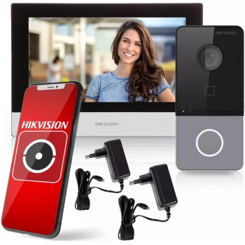 Video-Gegensprechanlage Hikvision DS-KIS603-P(C)/EU 2 MP 7 Zoll LCD