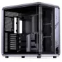 PC-Gehäuse Jonsplus BO400CG Midi-Tower ATX mit Seitenwand aus gehärtetem Glas, gunmetal grau