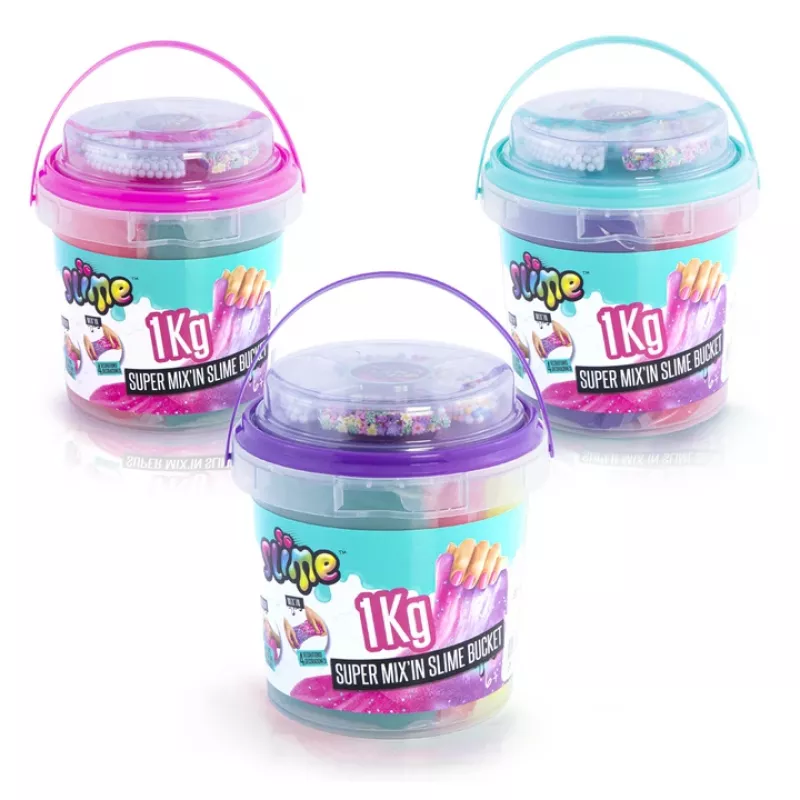 Slime Canal Toys Slime Super Bucket 1kg Mehrfarbig 6 Jahre