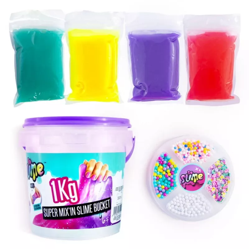 Slime Canal Toys Slime Super Bucket 1kg Mehrfarbig 6 Jahre