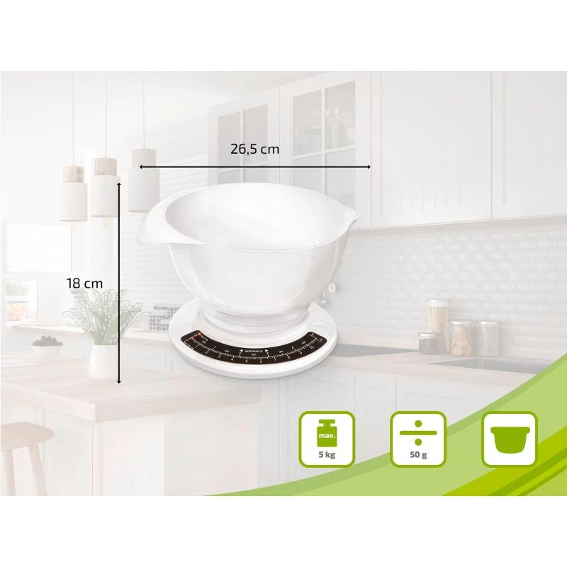 Mechanische Küchenwaage Soehnle Culina Pro Weiß